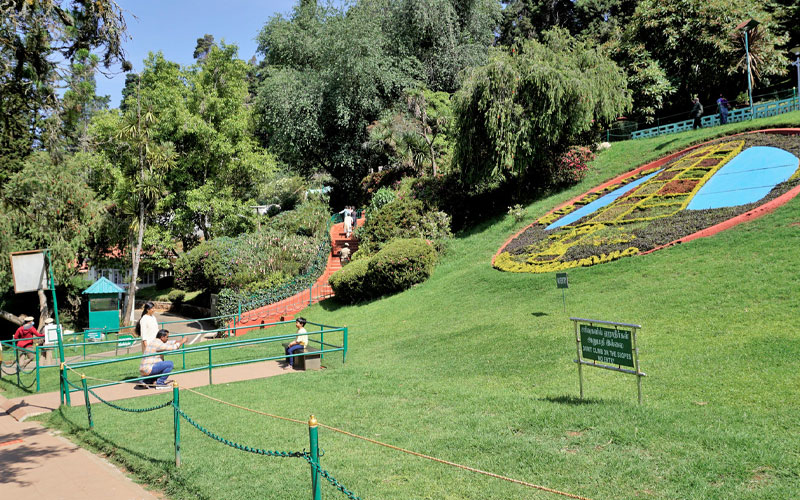 Ooty Botanical Gardens (3km)